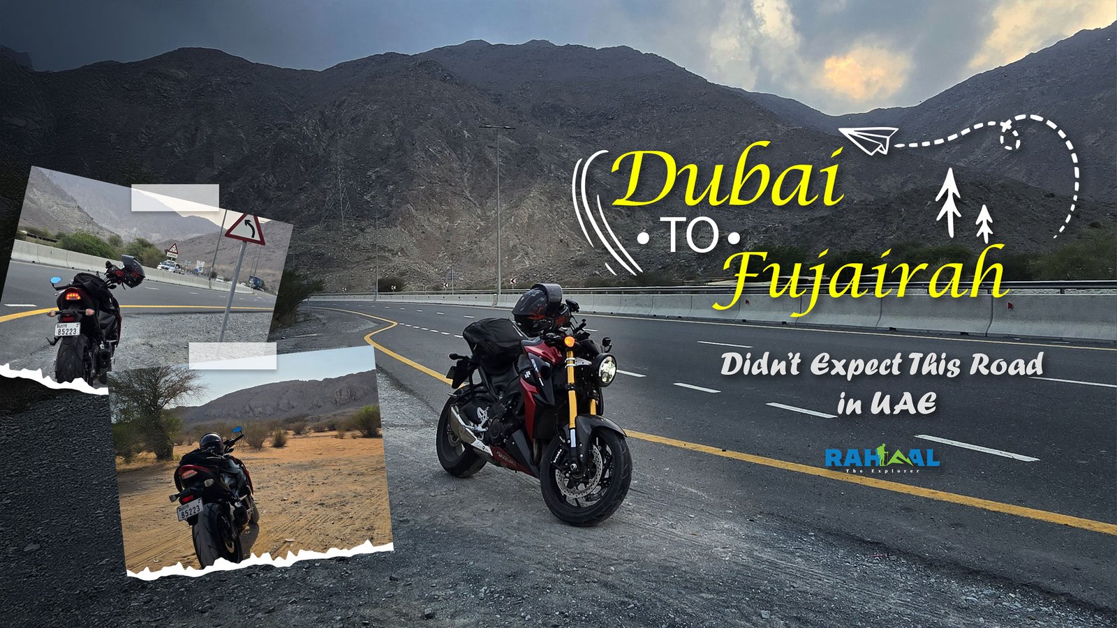 Dubai to Fujairah on GSX-S1000